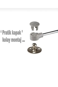 Resim USLUAKSESUAR TAYEM STD 4 Adet Dolap Amortisörü Gazlı Piston Kapak Hidroliği 27cm 100NT 