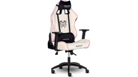 Resim XMAX Rio Beyaz Oyuncu Koltuğu Ergonomik Tasarım 3D Kolçaklı Kumaş Kaplama 120 kg Taşıma Kapasitesi 