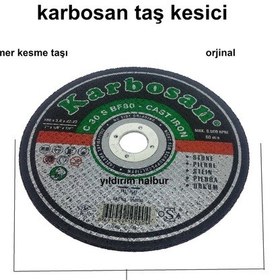 Resim Karbosan 115 Mm Mermer - Beton - Kiremit Kesici Disk Taş 115 MM 