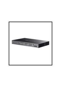 Resim Omada Es228gmp, 28 Port Gigabit, 24 Port Poe+, 2 Port Gigabit Sfp, 384w, Yönetilebilir, Metal Kasa 