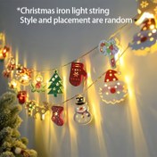 Resim 1 adet Noel LED Dizisi Işıkları, Noel Baba ve Kar Adamı Tasarımı, Pil ile Çalışan İç Mekan Tatil Dekoru, Pil Dahil Değil, Elektronik Bileşenler için Ev, Parti, Yatak Odası, Ağaç Dekorasyonu, Noel Süsleri, Noel için En İyi 