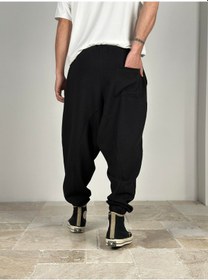 Resim Erkek Siyah Spor Şalvar Coc2501 Siyah 