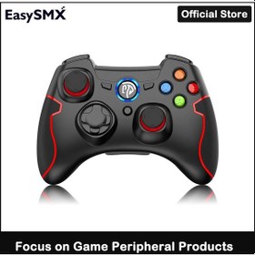Resim Easysmx Arion 9013 Gamepad Kablosuz Joystick, Pc Windows 7 10 11 İçin Oyun Denetleyicisi, Ps3, Android Tv Kutusu, Turbo Titreşim 