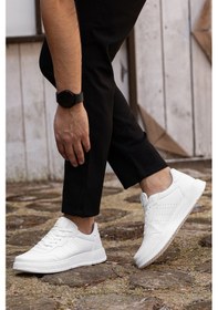 Resim D0158 Günlük Ortopedik Unisex Sneaker Spor Ayakkabı Beyaz 