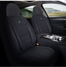 Resim Fiat Egea Araçlara Uyumlu Oto Koltuk Kılıfı Seti - Violet Siyah 