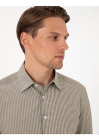 Resim Pierre Cardin Erkek Yeşil Gömlek Desenli 50310777-vr054 Yeşil 