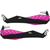 Resim Cloudstore Pembe 2 Adet Evrensel 7/8'' 22mm Karbon Motosiklet El Koruyucu 