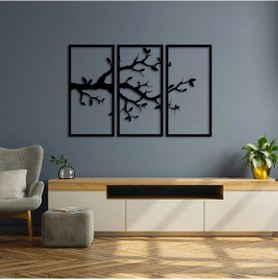 Resim Sakinlik Dalları Metal Duvar Dekoru 