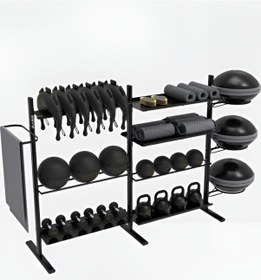 Resim Bosu Topu Mat Bulgarıan Bag Dambıl Kettlebell Yoga Roller Çok Amaçlı Stand 