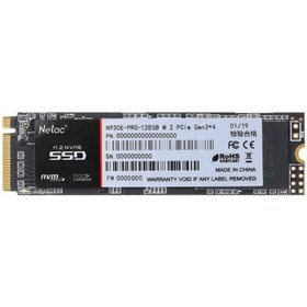 Resim Netac N930e Pro M.2 2280 Ssd 128gb Nvme Pcıe Gen3 4 3d Mlc/tlc Nand Flash Katı Hal Sürücüsü 