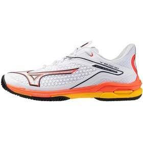 Resim Mizuno Wave Exceed Tour 6 Ac Erkek Tenis Ayakkabısı Beyaz / Turuncu Çok Renkli 