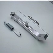 Resim Dashanshop Uzun Ayarlanabilir Alüminyum Motosiklet Yan Sehpası - Dayanıklı Yaylı Güvenli Park 