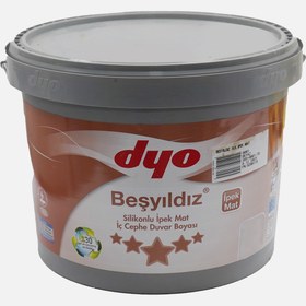 Resim Dyo 10 KG Silikonlu Beşyıldız İpek Mat Beyaz 
