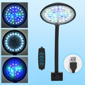 Resim USB Akvaryum LED Işığı Ayarlanabilir Klipsli, 3 Mod ve Karartılabilir Parlaklık, Balık Tankları & Su Bitkileri için Tam Spektrum, 5V, Kompakt Tasarım, Kolay Kurulum, Mavi/Yeşil/Kırmızı/Beyaz LED Işıklar, Hortum, Küçük Tanklar İçin İdeal, Akvaryum Işığı, Ayarlanabilir Akvaryum Işığı, Dayanıklı LED Lamba 
