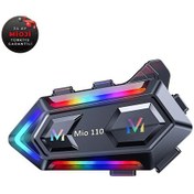 Resim Mioji Mio 110 RGb 1000Mah Ipx6 Motosiklet Kask İçin Bluetooth Intercom Kulaklık 