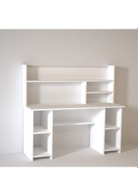 Resim Kalenderdekor1 Kalender Dekor Jimmy-Twins 145 Cm Çalışma Masası Jm01 Beyaz 