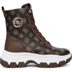 Resim Guess Elbina Hakiki Deri Sneaker Bot FLFBNZFAL12 | Unisex 