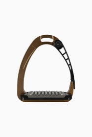 Resim Arena Alupro Alüminyum Güvenlikli, At Binicilik Üzengisi - Bronz/Siyah 