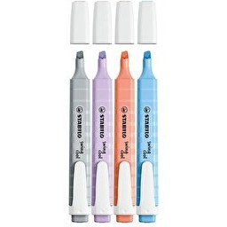 Resim Stabilo Swing Cool Pastel 4'lü Paket Fosforlu Kalem Seti - 275/4-08-2 