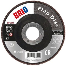 Resim Brio 125XP60 Cr Flap Disk 