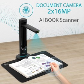 Resim Desk Pro A3 Kitap & Belge Tarayıcı, 2x16MP-32MP, AI Destekli, OCR & PDF Editör 