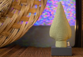 Resim Kayigo Woody Gri Üçlü Ofis Seti -Yeşil Selvi 