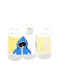Resim Bibaby Shark 3'lü Bebek Çorabı 68215 
