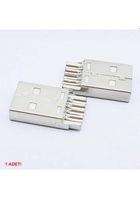 Resim Usb Type A Erkek Soket Lehimlenebilir 4 Pin Diy Tip A Elektronik Devre Cihaz Usb 2.0 