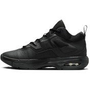 Resim Nike Air Jordan Stay Royal 3 Leather Mens Sneaker Hakiki Deri Bilekli Erkek Günlük Spor Ayakkabı Siyah Siyah 