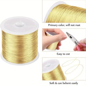 Resim 50g Katı Pirinç Tel 0.1mm 0.2mm 0.3mm 0.4mm 0.5mm 0.6mm 0.7mm 0.8mm 1mm 1.2mm Pirinç Tel Pirinç Metal Tel 