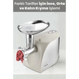 Resim Goldmaster Kıymax 2000W Kıyma Makinesi Kaliteli Metal Dişli Seti ile Yerli Üretim 