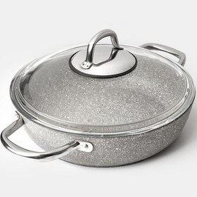 Resim Urla Basık Tencere 24 Cm Granit 