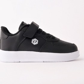 Resim Muggo Snyder Cırtlı Ve Bağcıklı Günlük Çocuk Sneaker Spor Ayakkabı Siyah 