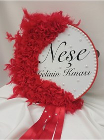 Resim kınasüsü kına gecesi tüylü gelin defi 