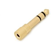 Resim Larkin 3.5mm Jak - 6.35mm Altın Kaplama Stereo Jack Kulaklık Çevirici Adaptör 