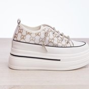 Resim Derinet Bağcık Taşlı Kadın Sneaker 