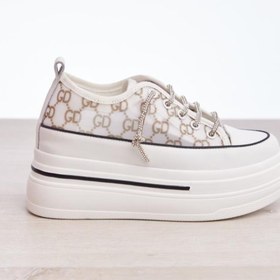 Resim Derinet Bağcık Taşlı Kadın Sneaker 