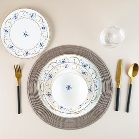 Resim Massimo Bluegarden 24 Parça 6 Kişilik Yemek Takımı 