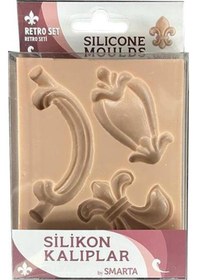 Resim Silikon Kalıp-retro Set Beyaz 