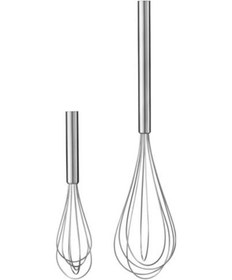 Resim 2 Parça Çelik Çırpıcı Ikea 2 Li Metal Tel Çırpıcı Mutfak Ürünleri Gri 