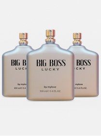 Resim BIG BOSS Lucky Kalıcı Erkek Parfüm 3'lü Set (3x100ml) 