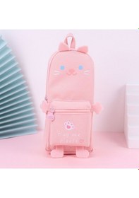 Resim Çanta Şeklinde Şirin Tavşan Pembe Kalem Kutusu Pembe 