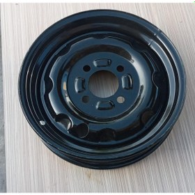 Resim Elektrıkli 3 Üç Tekerli Arka Jant Kasalı Siyah Kalın 
