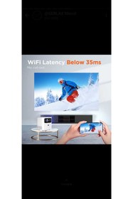 Resim teknosepetim 2160P/ 4K Projeksiyon Cihazı Wifi Bluetooth Smart Netflix Youtube Ekran Yansıtma Disney Kumandalı 
