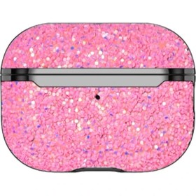 Resim Onegif Apple Airpods 3 (3.nesil) Bright Simli Airpods Kapak - Pembe 