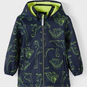 Resim name it Lacivert Bebek Desenli Mont Nmmmax Jacket Dıno1 