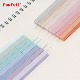 Resim FUNFULL 16'lı Pastel Renkli Vurgulayıcı Kalemler - Keskin Uç, Kanamayan & Bulaşmayan, Günlük Tutma, Okul & Ofis Malzemeleri İçin İdeal, FUNFULL 