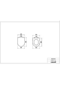 Resim Creavit Amasra Duroplast Amortisörlü Klozet Kapağı Kırmızı Kc0103 