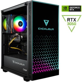 Resim CASPER Excalibur E65H.127F-BF50X-0HC i7-12700F 16GB RAM 1TB SSD RTX3050 DOS GAMING 