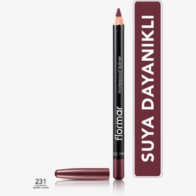 Resim Flormar Suya Dayanıklı ve Yoğun Pigmentli Mat Dudak Kalemi 231 Berry Stain 